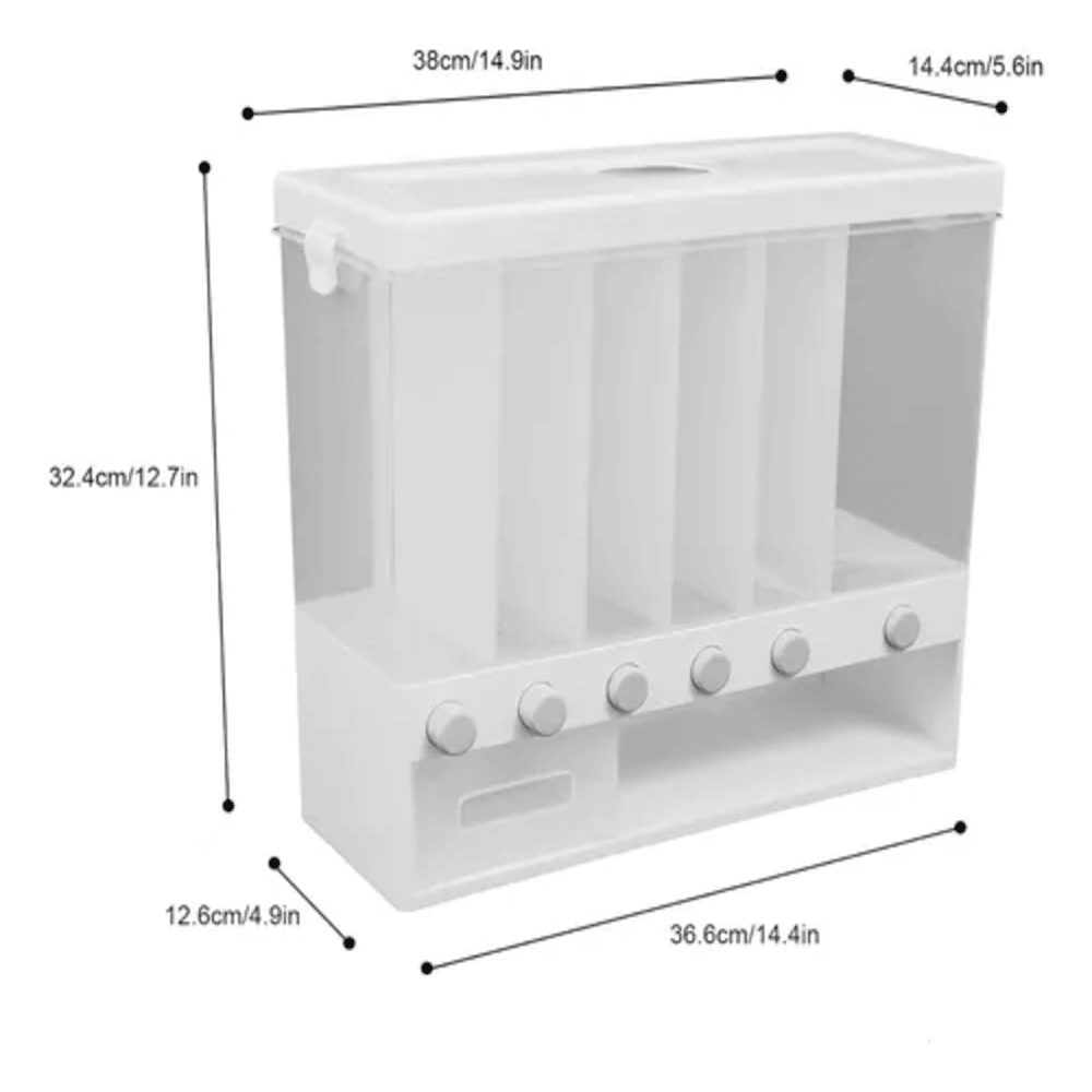 Dispensador automático de granos y cereales