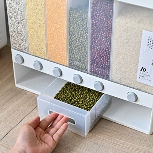 Dispensador automático de granos y cereales
