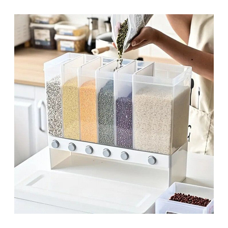 Dispensador automático de granos y cereales