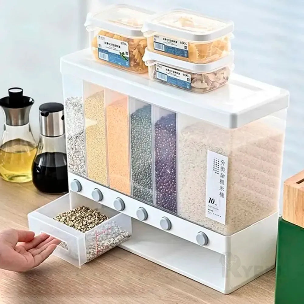 Dispensador automático de granos y cereales